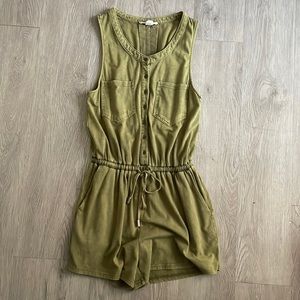 Olive Green Romper